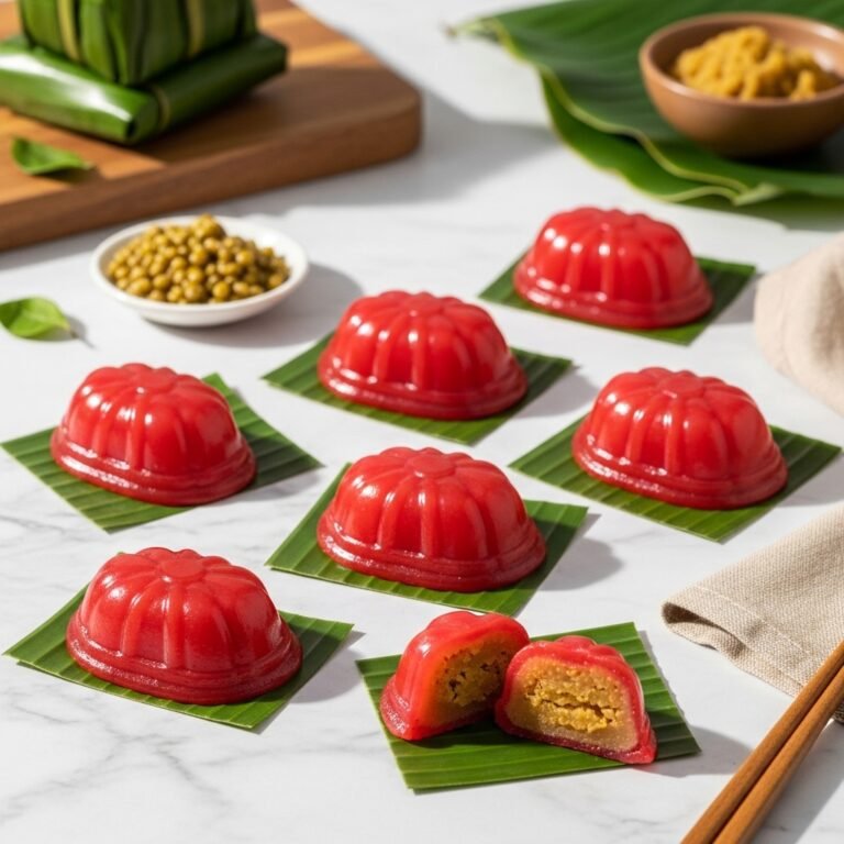 Soft, Chewy Ang Ku Kueh That Brings Sweet Nostalgia to Your Kitchen