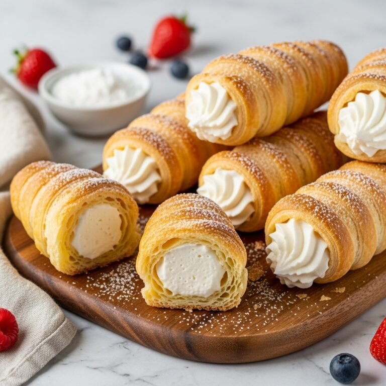 Flaky, Filled Cream Horns: A Bakery-Style Treat You Can Make at Home
