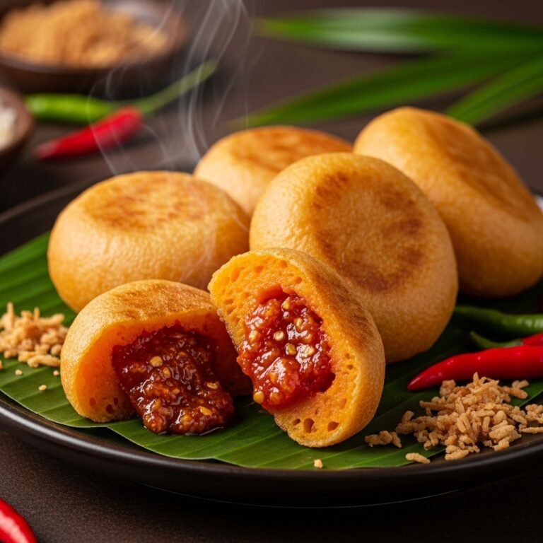 Spicy Coconut Sweet Potato Fritters (Cucur Badak)