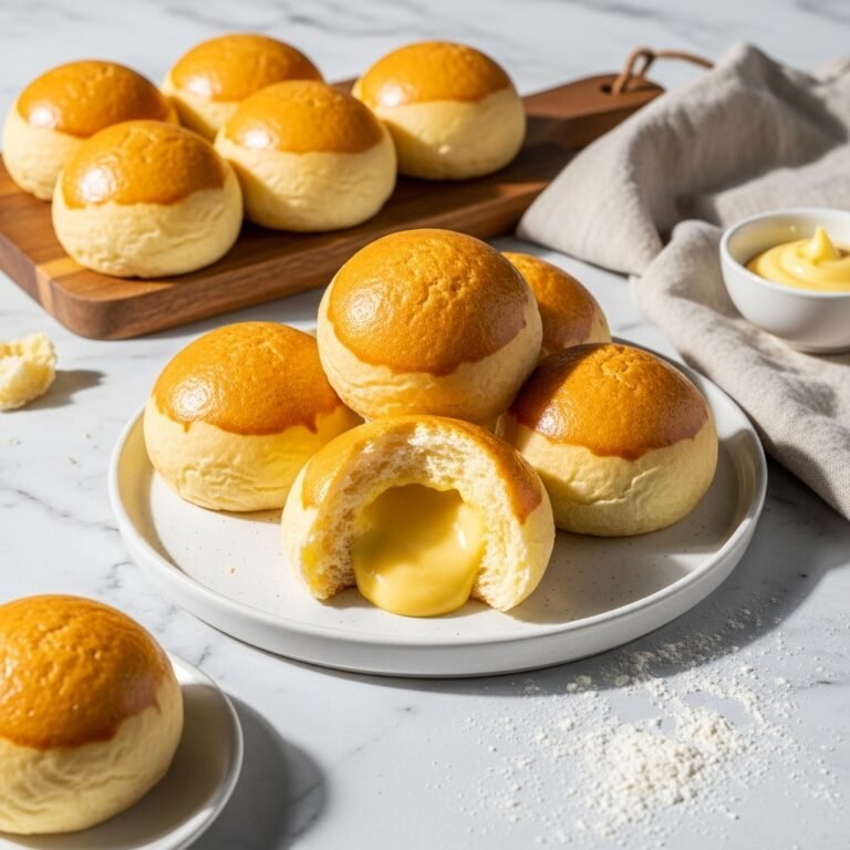 Soft & Creamy Custard Buns That Bring Bakery-Style Comfort to Your Kitchen
