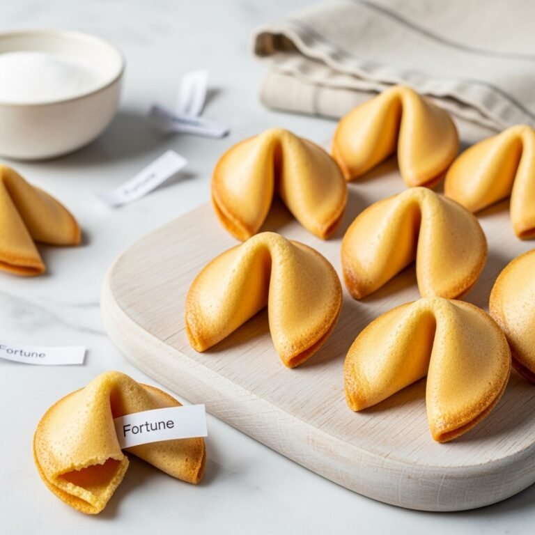 Crisp Homemade Fortune Cookies: A Fun, Sweet Treat You Can Personalize