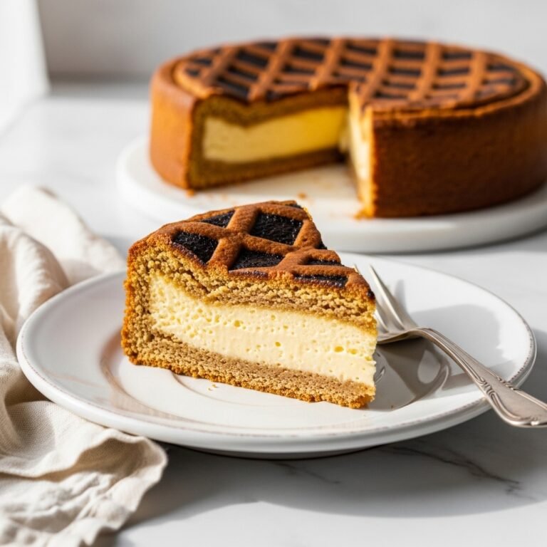A Buttery, Golden-Crusted Cake with a Hidden Creamy Center (Gateau Basque)