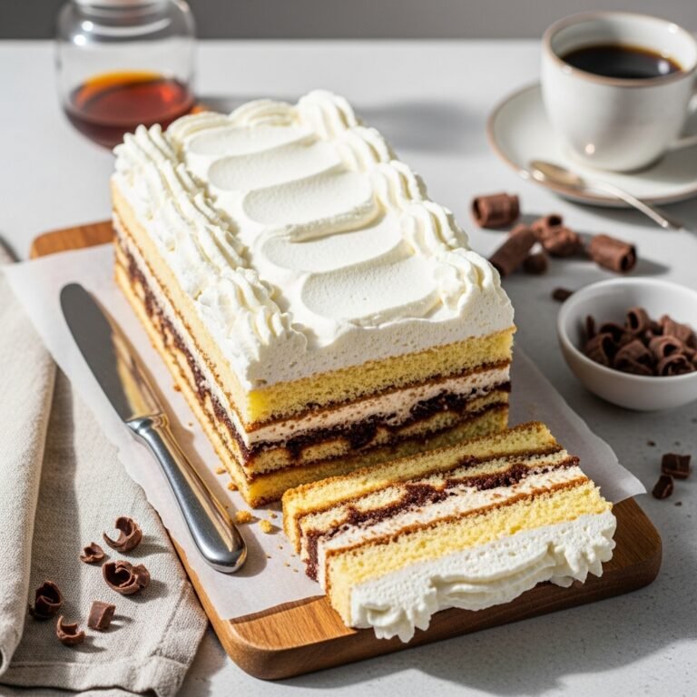 Layered Herrentorte with Chocolate, Rum, and Dreamy Whipped Cream
