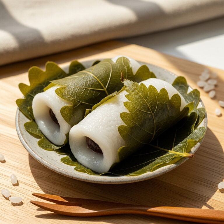 Soft & Chewy Kashiwa Mochi: A Cute Spring Treat You Can Make at Home