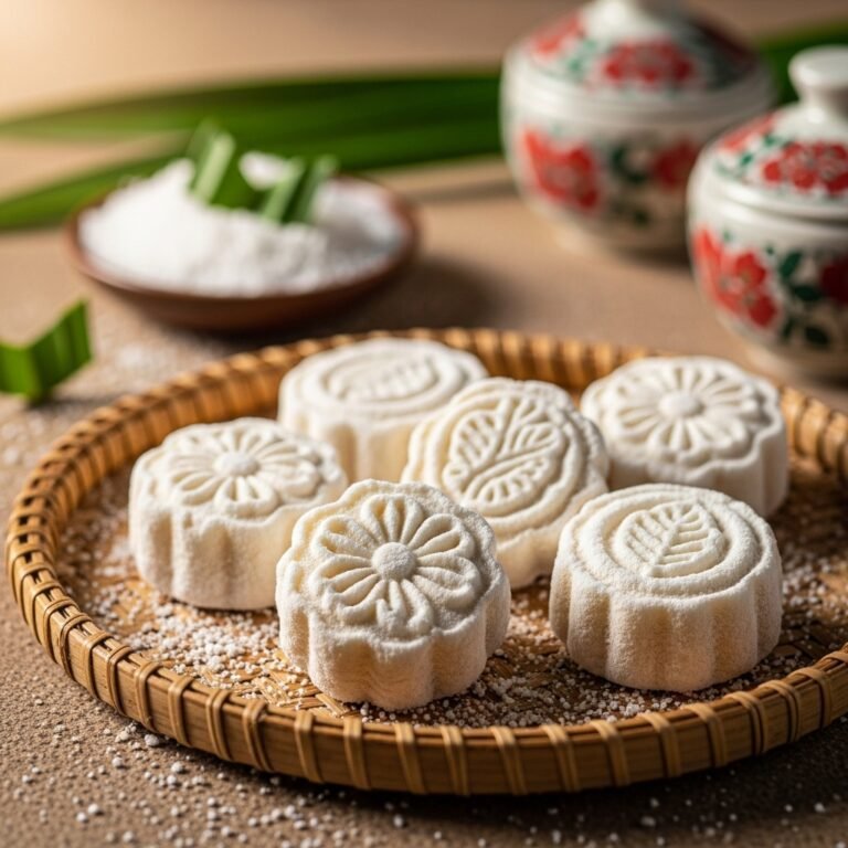 Dreamy Melt-in-Your-Mouth Coconut Cookies (Kuih Bangkit)