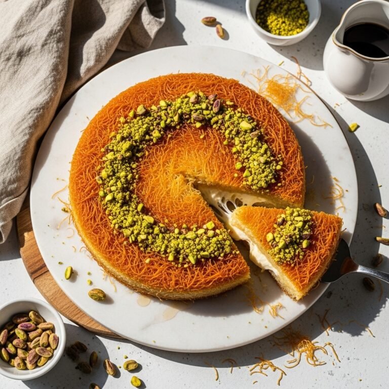 Golden, Gooey Kunafa That Brings Middle Eastern Dessert Magic Home