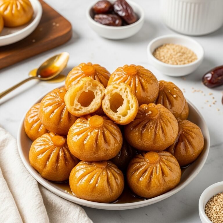 Luqaimat Recipe: Golden Crispy Dumplings Drizzled in Sweet Syrup