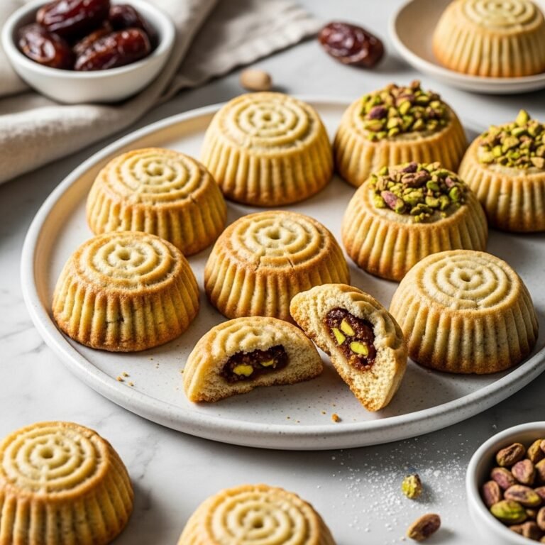 Delicate Ma’amoul Cookies Filled With Dates, Pistachios, and Cozy Spice
