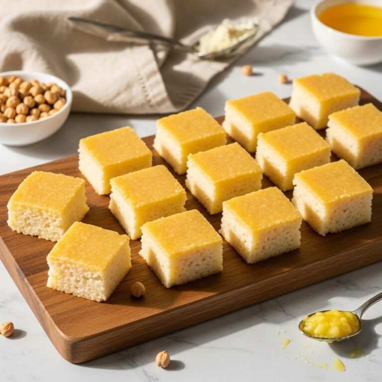 Soft & Buttery Mysore Pak That Tastes Like Pure Melted Bliss