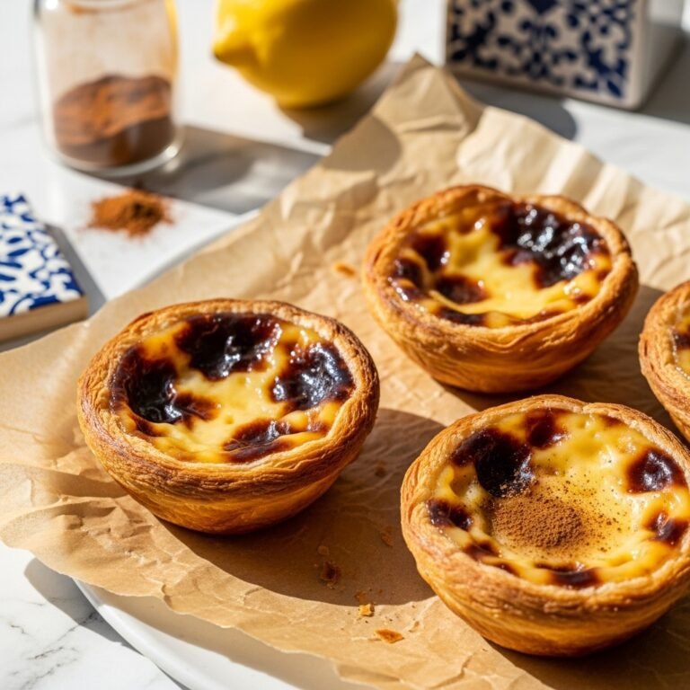 Those Famous Blistered-Top Tarts: A Portuguese Custard Tart (Pastéis de Nata) Recipe