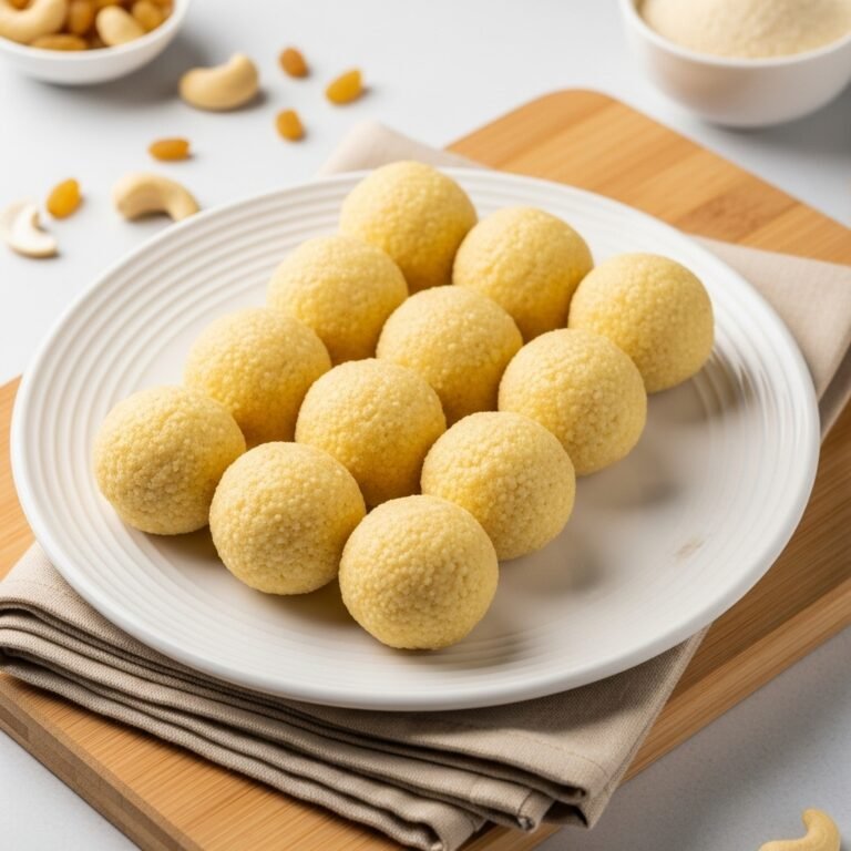 Soft & Sweet Rava Ladoos That Bring Festive Comfort to Every Bite
