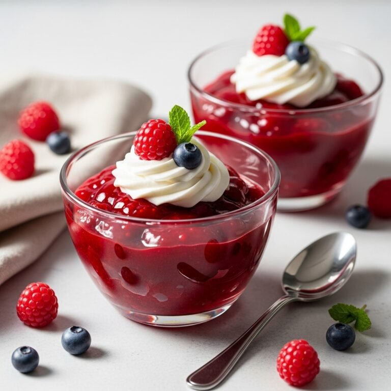 Summer-Glow Red Fruit Pudding: A Bright, Juicy Spoon Dessert You’ll Crave All Year