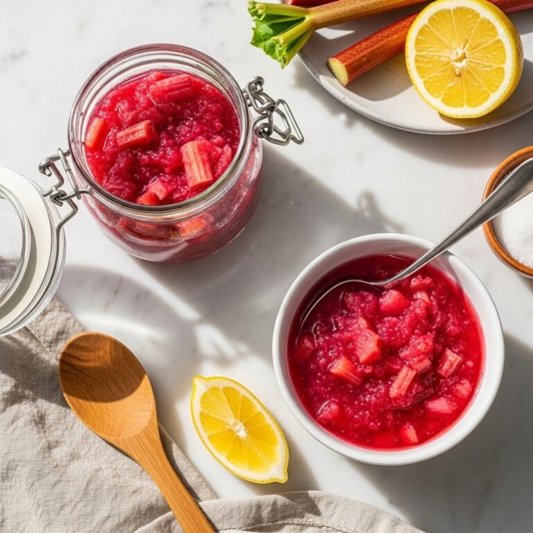 Cozy Rhubarb Compote With Bright, Tart-Sweet Flavor for Every Season