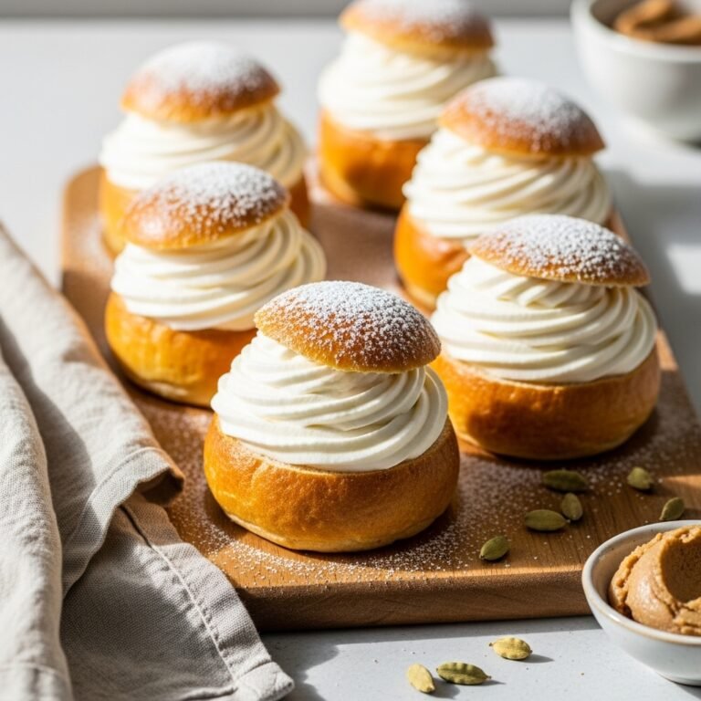 Soft & Dreamy Semla Buns: A Cozy Swedish Treat Filled With Almond & Whipped Cream