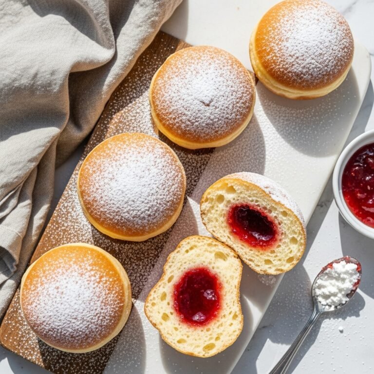 Soft, Jam-Filled Sufganiyot Donuts That Bring Warm Holiday Magic