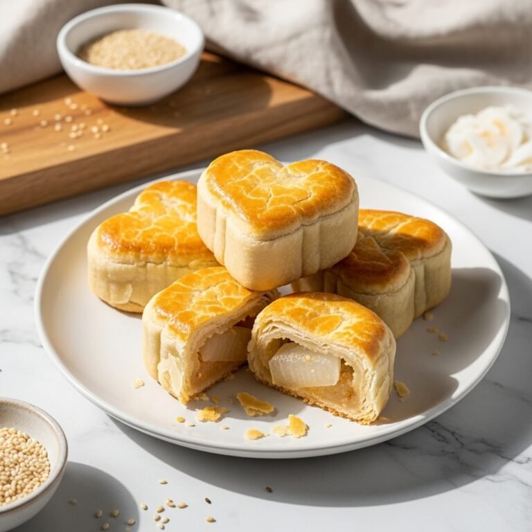 Flaky Sweetheart Cakes: A Tender, Chewy Pastry You’ll Want to Bake Again