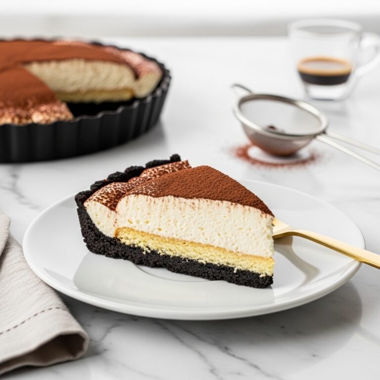 Showstopper Tiramisu Tart (With a Crisp Chocolate Crust)