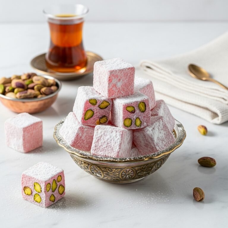 Authentic Turkish Delight Recipe with Soft, Floral Flavor