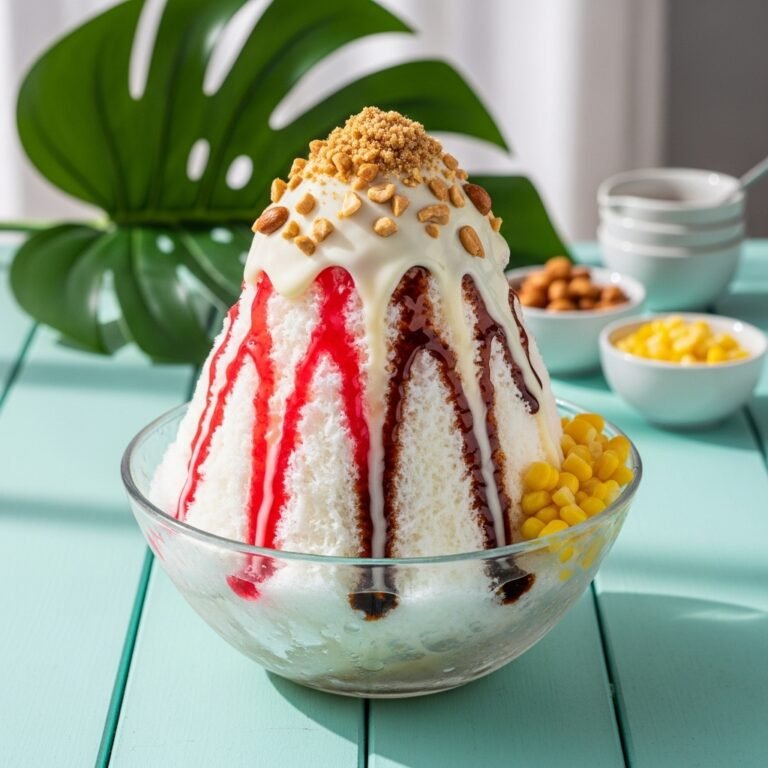 Vibrant Malaysian Rainbow Ice Kacang