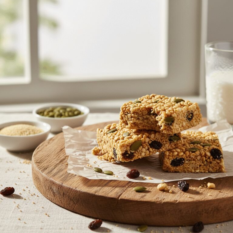 Crispy Puffed Amaranth Joy Bars (Alegrías)