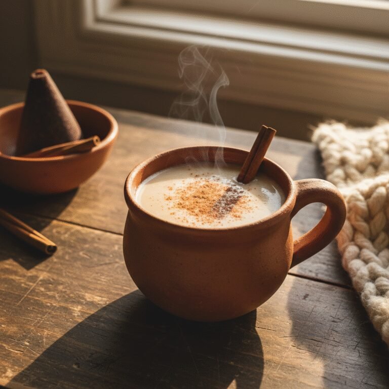 Creamy Cinnamon-Vanilla Atole (A Warm Hug in a Mug)
