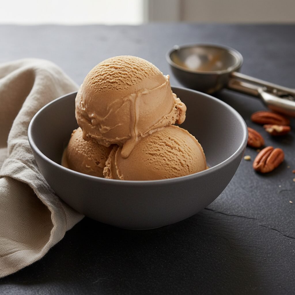 Smoky-Sweet Burnt Sugar Ice Cream