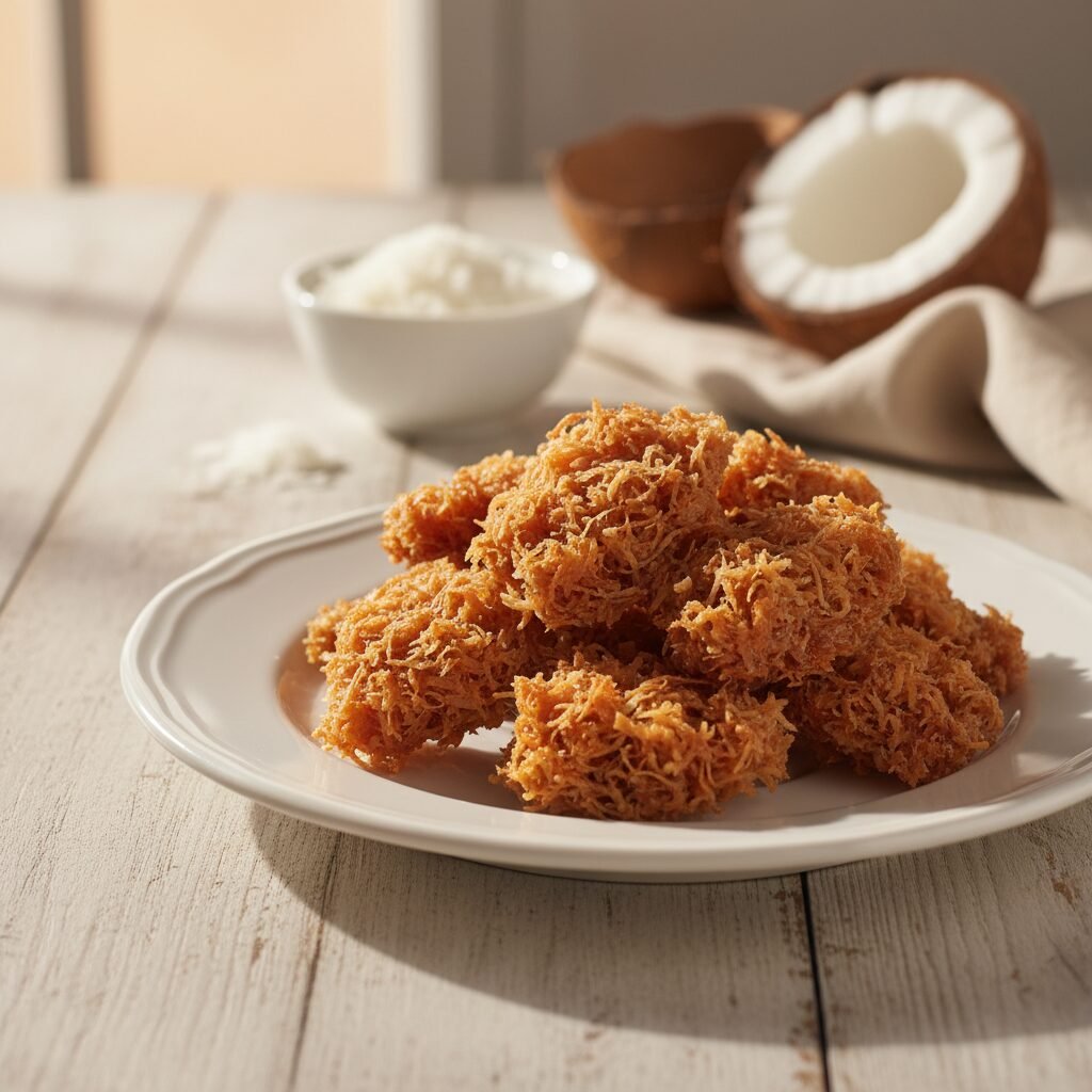 Chewy Toasted Coconut Candy (Brazilian Cocadas)