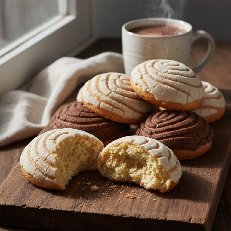 Soft & Fluffy Homemade Conchas (Mexican Sweet Bread)