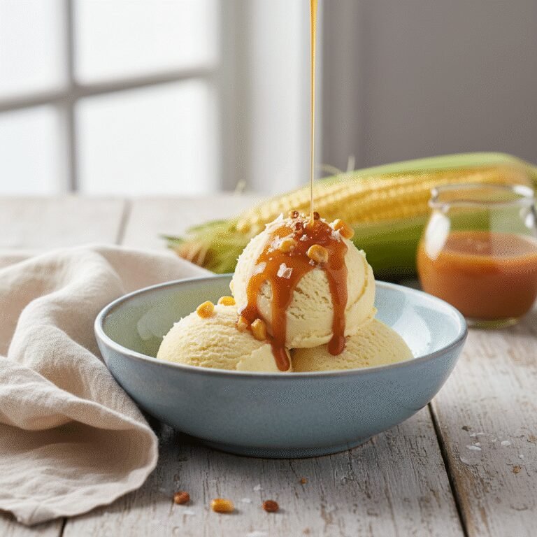 Creamy Dreamy Sweet Corn Ice Cream