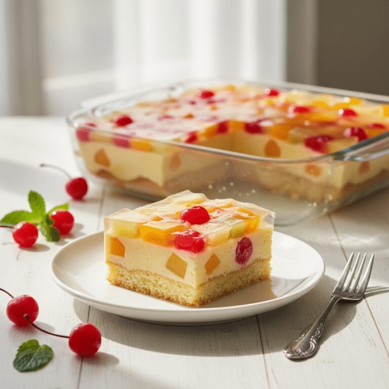 Heavenly Layered Filipino Fruit Cocktail Cake (Crema de Fruta)