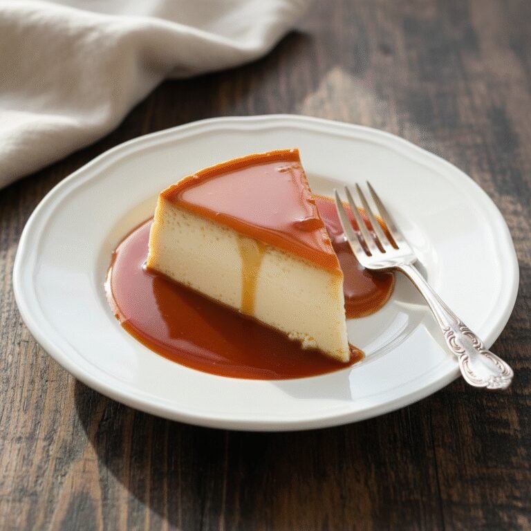 Silky Smooth Flan Napolitano with Golden Caramel