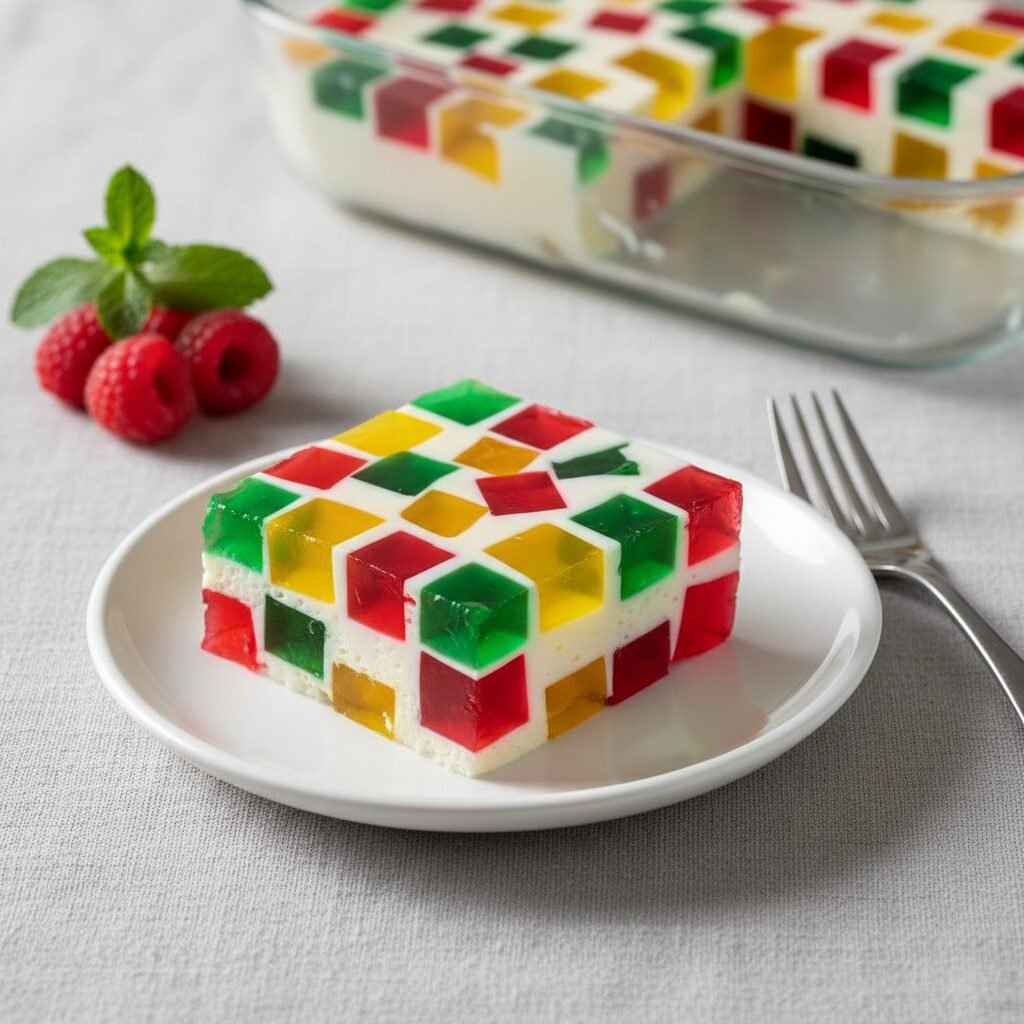 Rainbow Stained Glass Jello (Easy Gelatina de Mosaico)