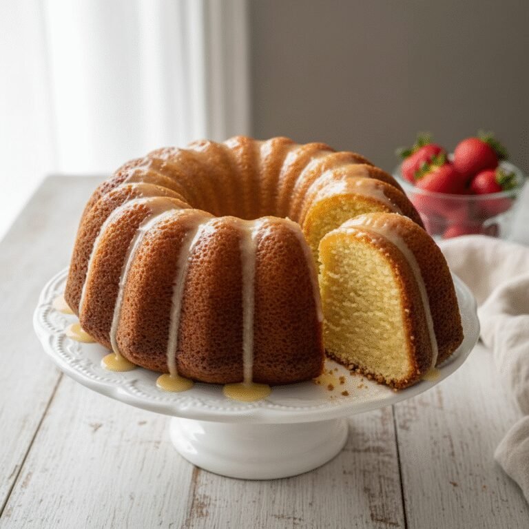 Golden Kentucky Butter Cake with a Dreamy Butter Glaze