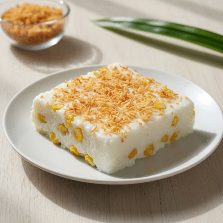Creamy Dreamy Coconut Corn Pudding (Maja Blanca)