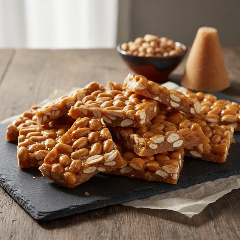 Golden Piloncillo & Peanut Brittle (Easy Palanqueta Recipe)