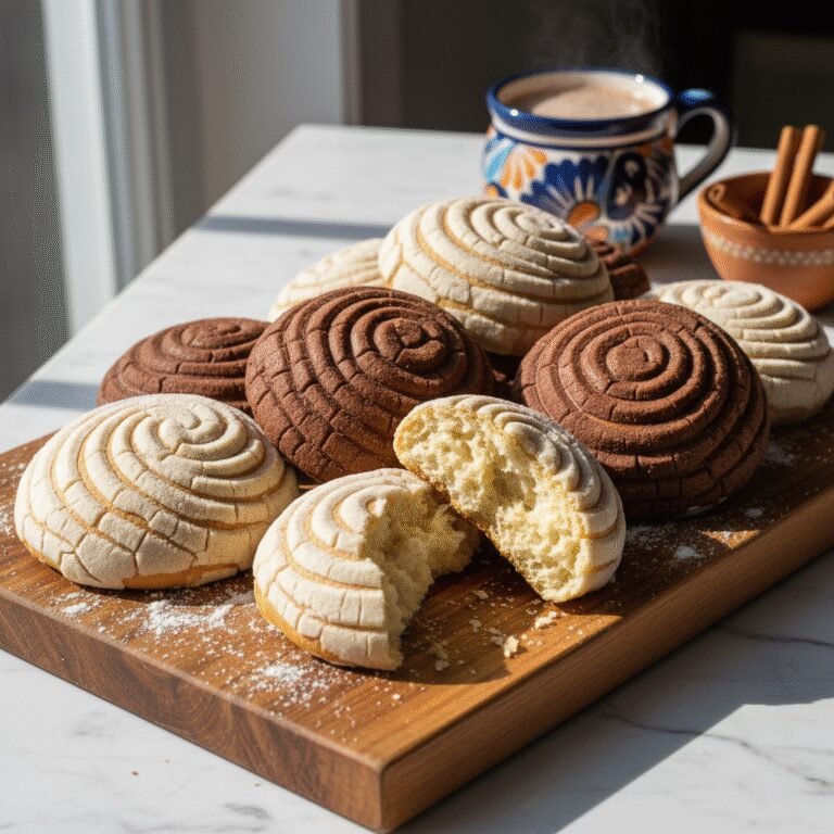 Fluffy Homemade Conchas (Authentic Mexican Sweet Bread)