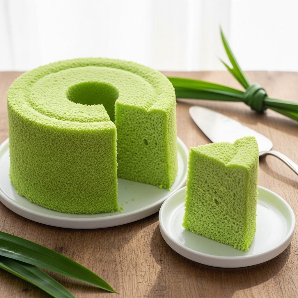 Ethereal Pandan Chiffon Cake (The Ultimate Green Cloud)