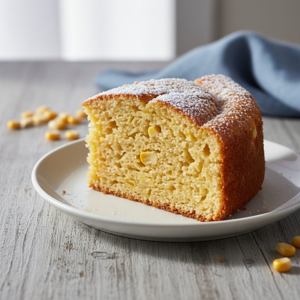 Creamy Golden Sweet Corn Cake (Pastel de Elote)