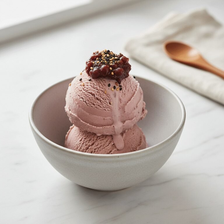 Velvety Sweet Red Bean Ice Cream (Easy Homemade Recipe)