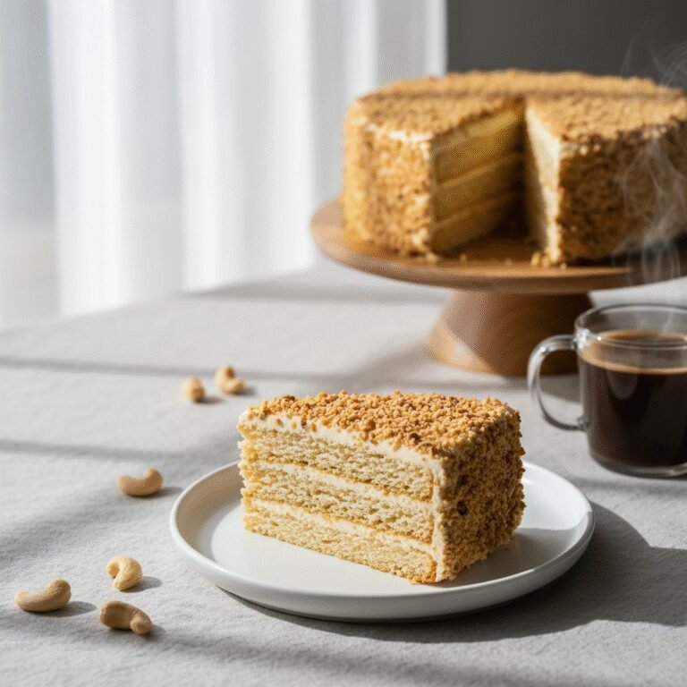 Heavenly Filipino Sans Rival Cake with Silky French Buttercream