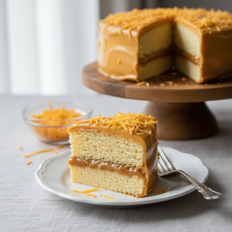 Dreamy Filipino Yema Cake with Golden Custard Frosting