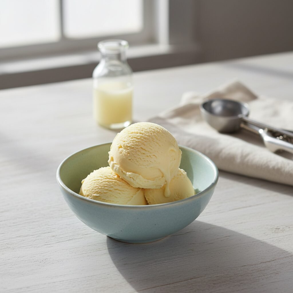 Sunshine in a Scoop: Creamy Homemade Yuzu Ice Cream